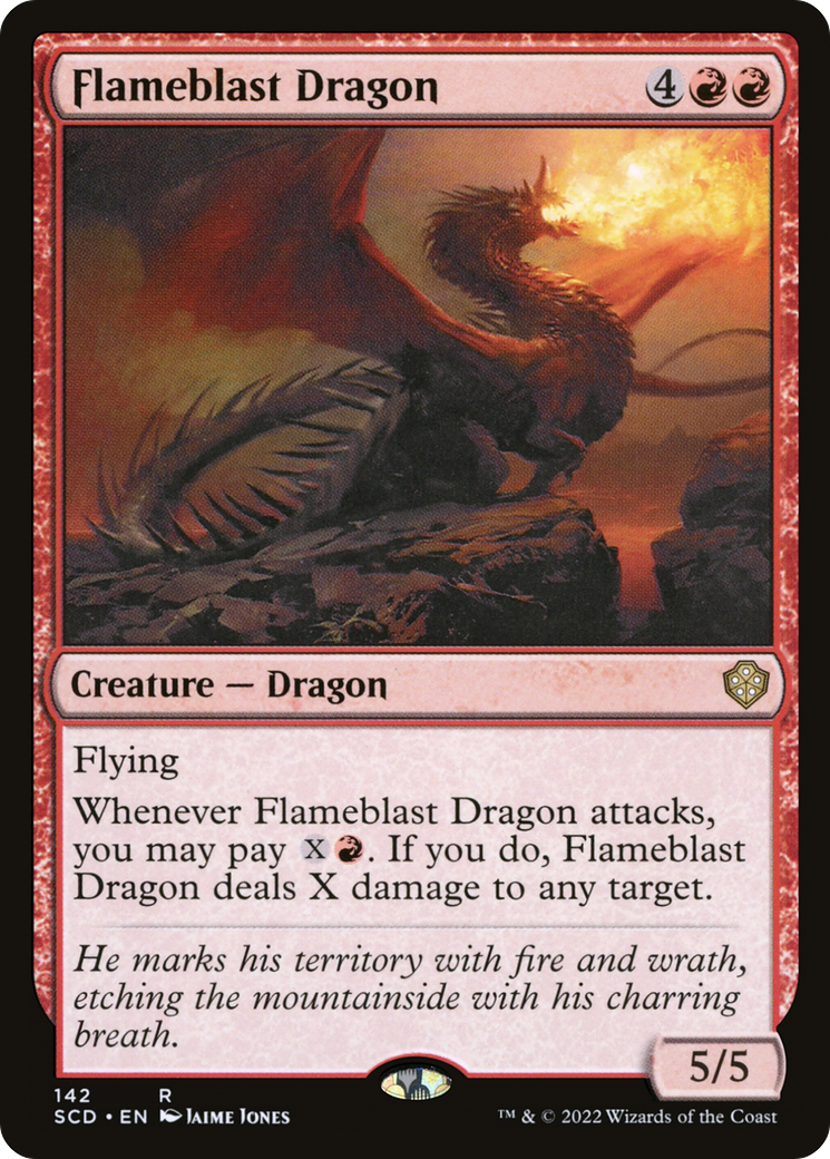 Flameblast Dragon [Starter Commander Decks] | Good Games North