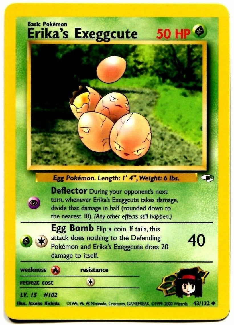Erika's Exeggcute (43/132) [Gym Heroes Unlimited] | Good Games North