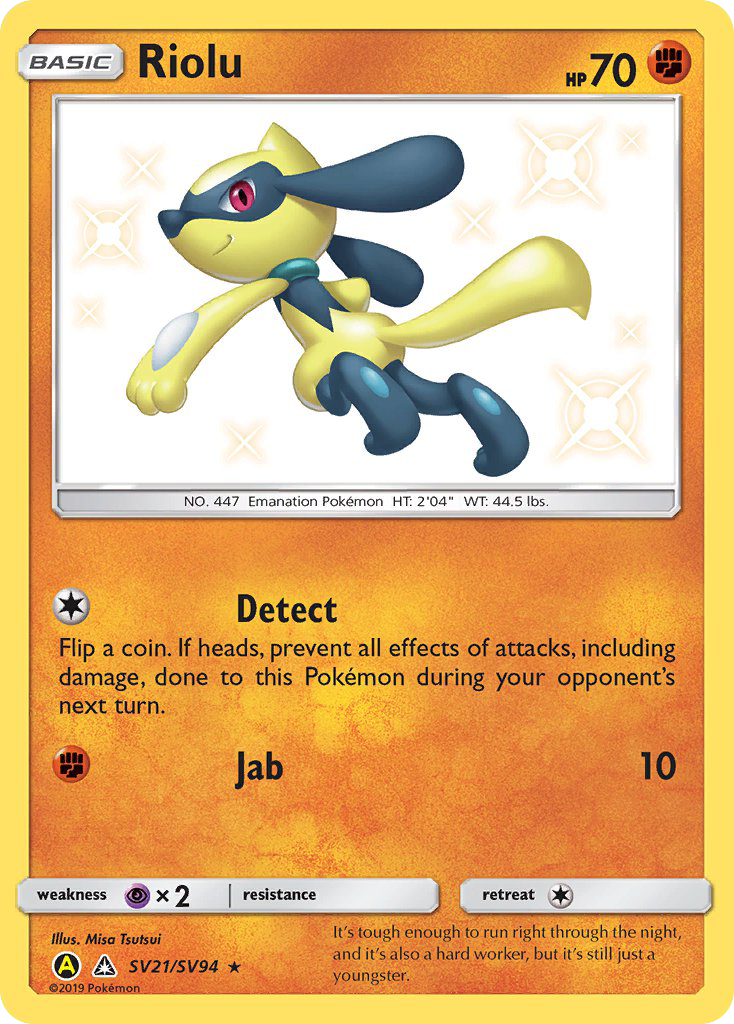 Riolu (SV21/SV94) [Sun & Moon: Hidden Fates - Shiny Vault] | Good Games North