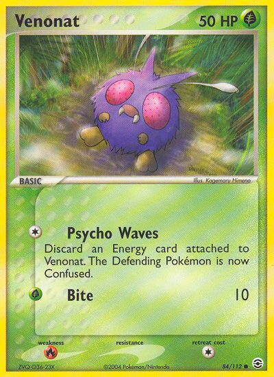 Venonat (84/112) [EX: FireRed & LeafGreen] | Good Games North