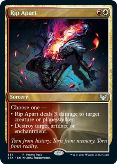 Rip Apart (Promo Pack) [Strixhaven: School of Mages] | Good Games North