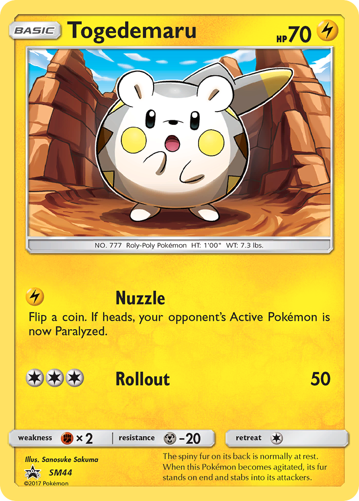 Togedemaru (SM44) [Sun & Moon: Black Star Promos] | Good Games North