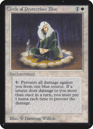 Circle of Protection: Blue [Limited Edition Alpha] | Good Games North