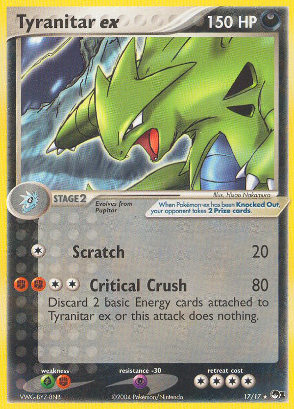Tyranitar ex (17/17) [POP Series 1] | Good Games North