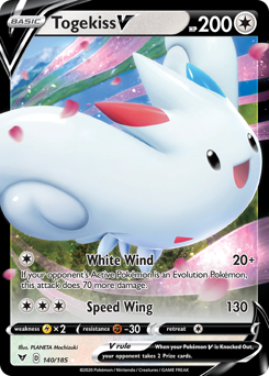 Togekiss V (140/185) [Sword & Shield: Vivid Voltage] | Good Games North