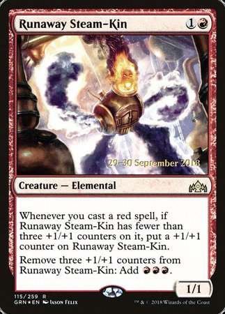 Runaway Steam-Kin [Guilds of Ravnica Promos] | Good Games North