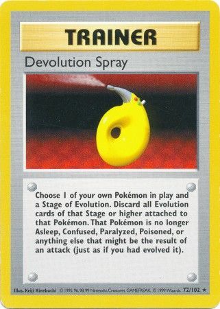 Devolution Spray (72/102) [Base Set Shadowless Unlimited] | Good Games North