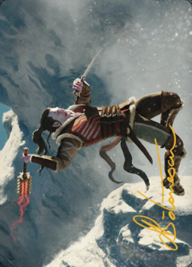 Balduvian Berserker Art Card (Gold-Stamped Signature) [Dominaria United Art Series] | Good Games North