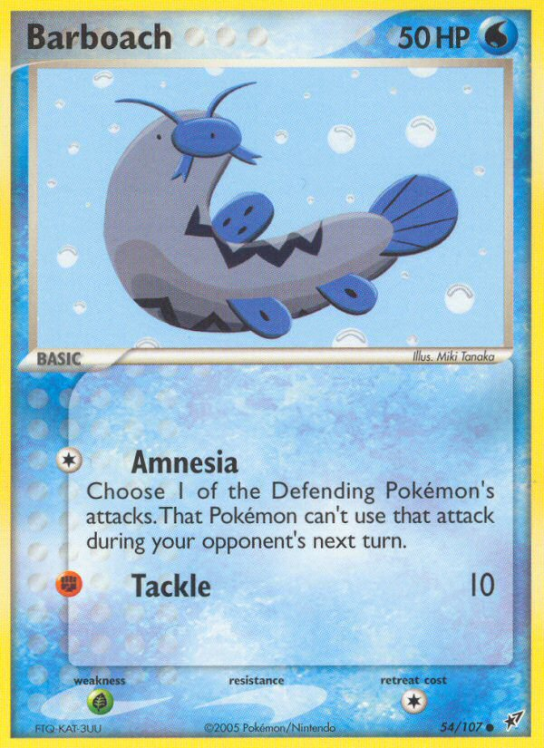 Barboach (54/107) [EX: Deoxys] | Good Games North