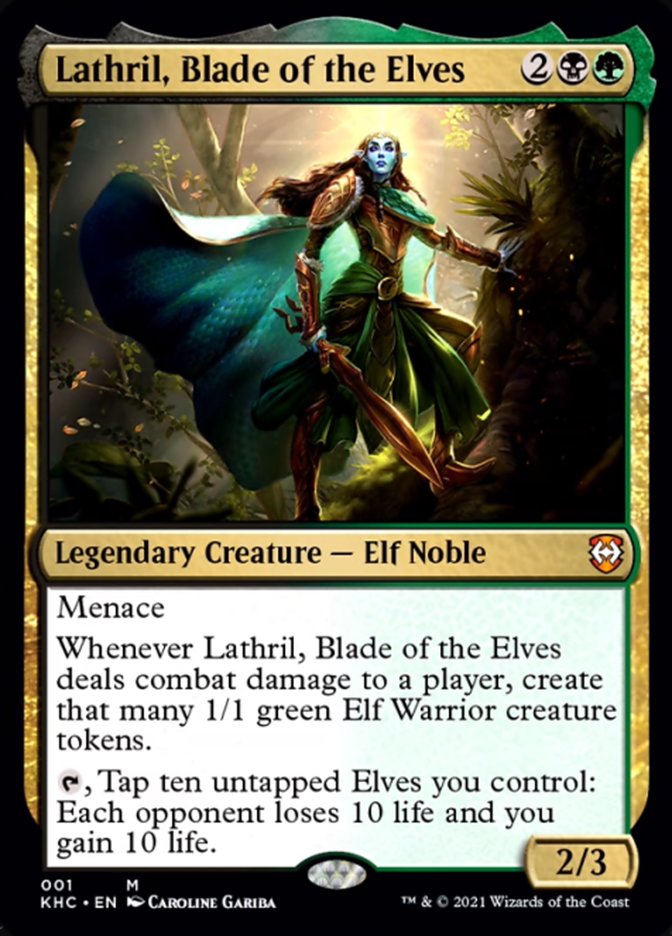 Lathril, Blade of the Elves [Kaldheim Commander] | Good Games North