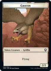 Zombie Knight // Griffin Double-sided Token [Dominaria United Commander Tokens] | Good Games North