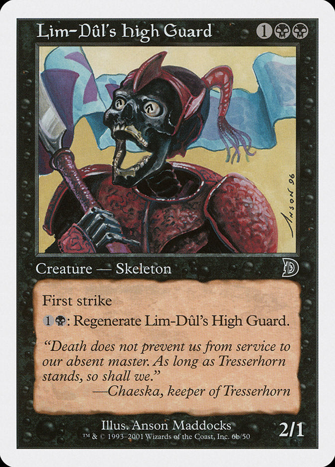 Lim-Dul's High Guard (Holding Flag) [Deckmasters] | Good Games North