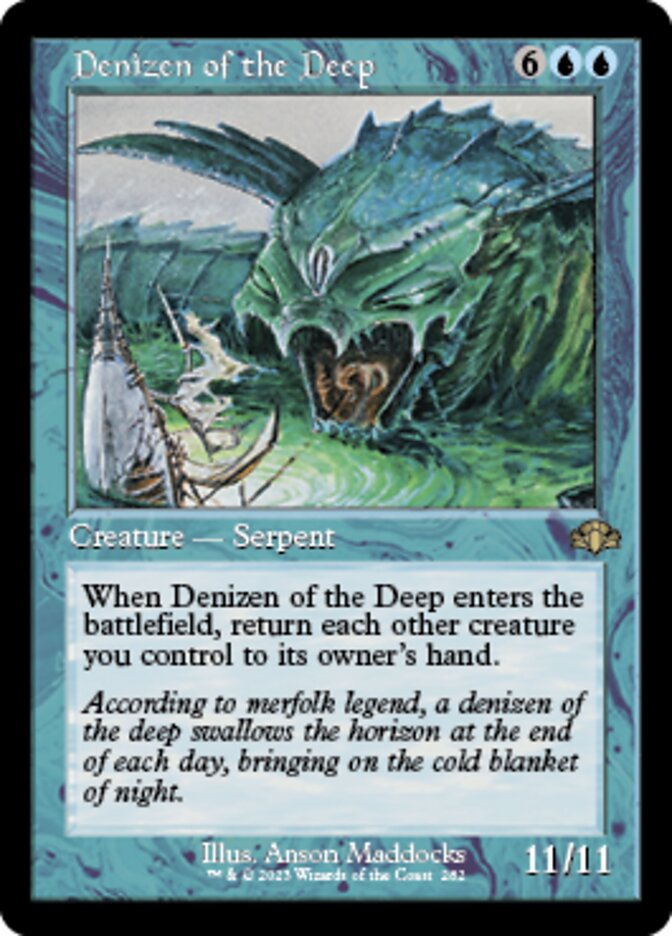 Denizen of the Deep (Retro) [Dominaria Remastered] | Good Games North