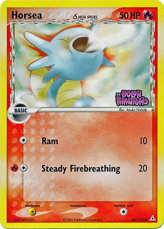Horsea (66/110) (Delta Species) (Stamped) [EX: Holon Phantoms] | Good Games North