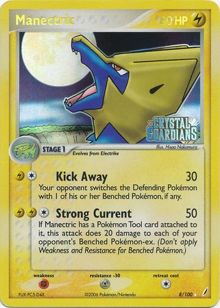Manectric (8/100) (Stamped) [EX: Crystal Guardians] | Good Games North