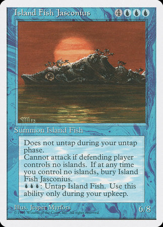 Island Fish Jasconius [Fourth Edition] | Good Games North