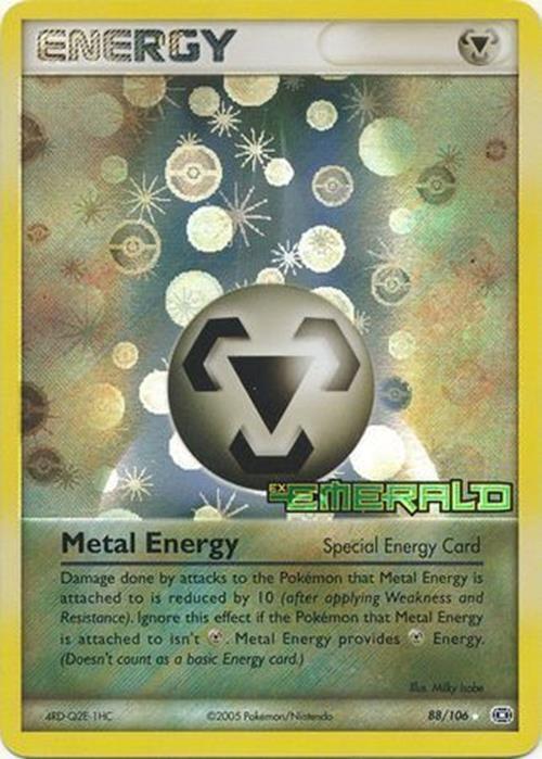 Metal Energy (88/106) (Stamped) [EX: Emerald] | Good Games North