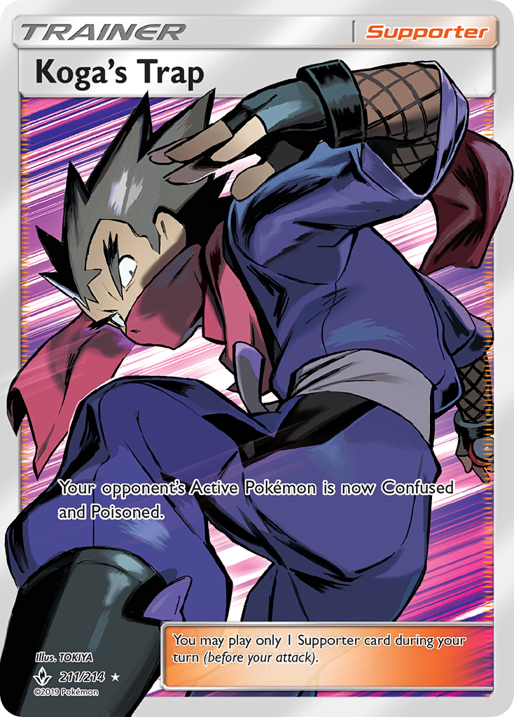 Koga's Trap (211/214) [Sun & Moon: Unbroken Bonds] | Good Games North