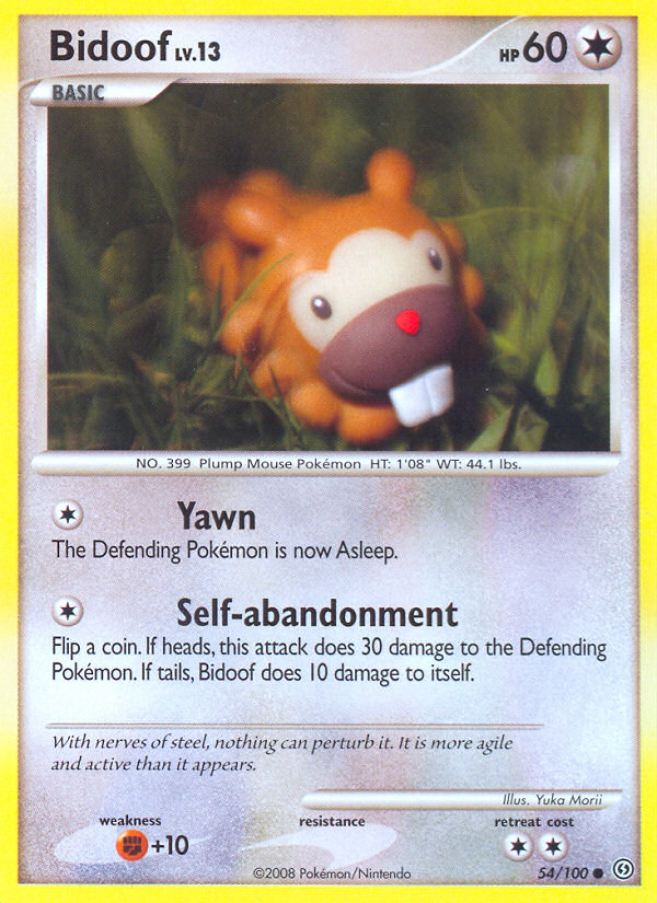 Bidoof (54/100) [Diamond & Pearl: Stormfront] | Good Games North