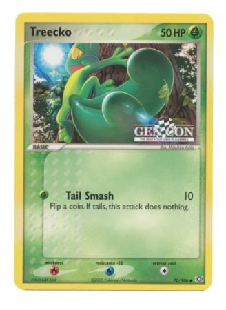 Treecko (70/106) (Gen Con The Best Four Days in Gaming Promo) [EX: Emerald] | Good Games North