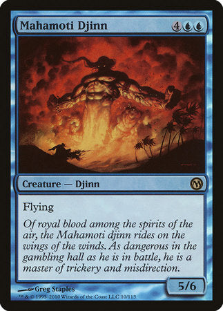Mahamoti Djinn [Duels of the Planeswalkers] | Good Games North