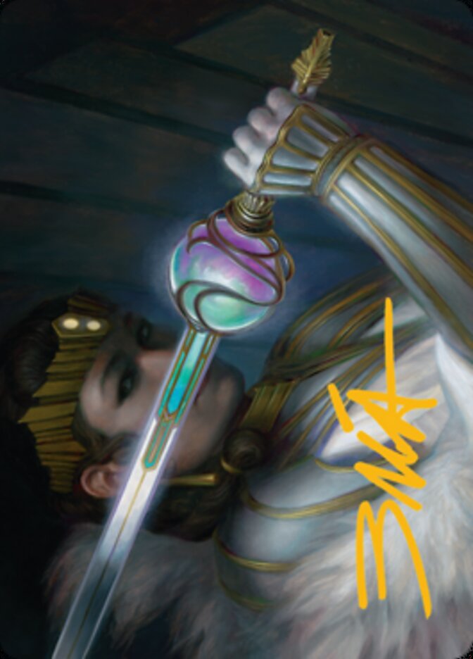 Luxior, Giada's Gift Art Card (Gold-Stamped Signature) [Streets of New Capenna Art Series] | Good Games North
