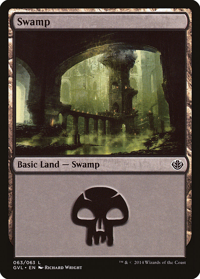 Swamp (63) (Garruk vs. Liliana) [Duel Decks Anthology] | Good Games North