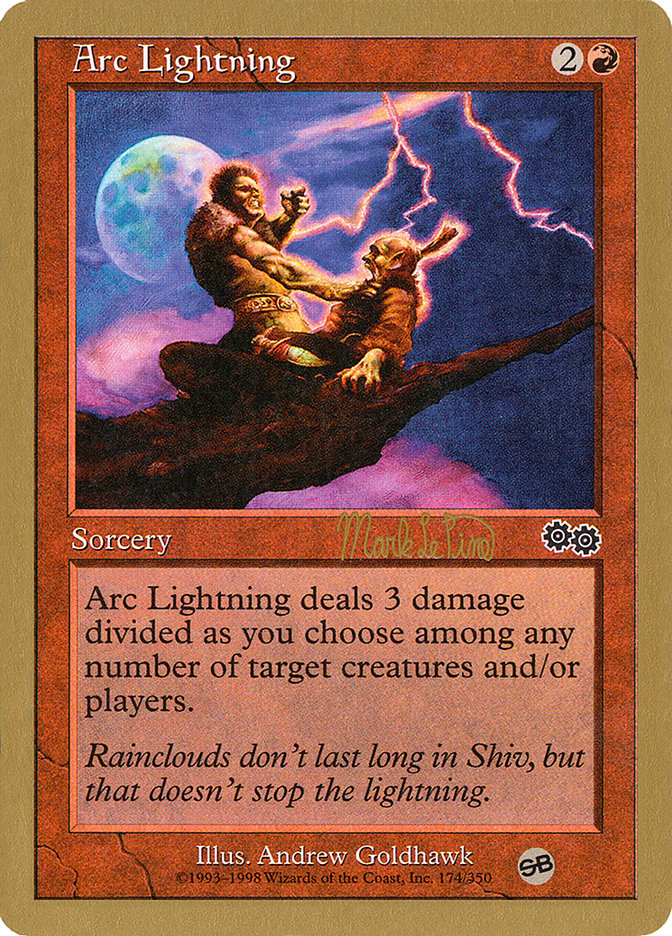 Arc Lightning (Mark Le Pine) (SB) [World Championship Decks 1999] | Good Games North