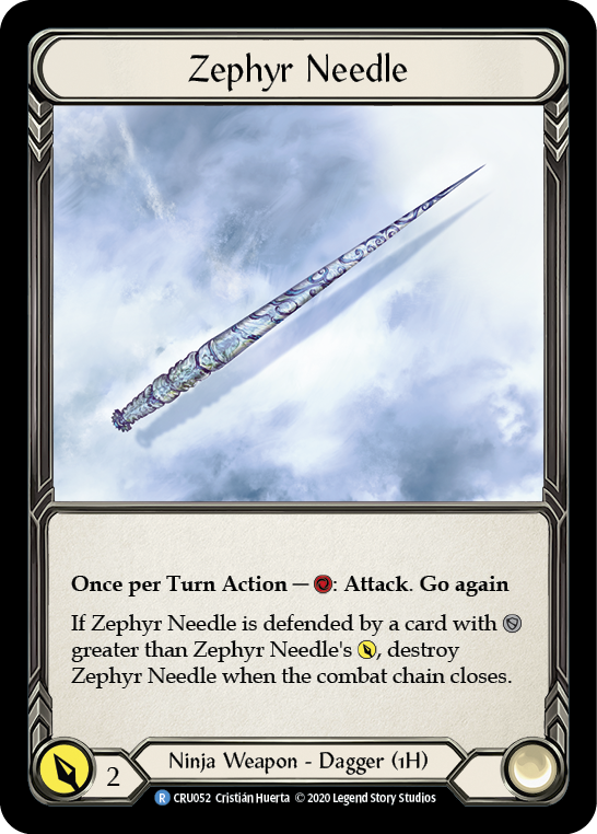 Zephyr Needle [CRU052] 1st Edition Normal | Good Games North