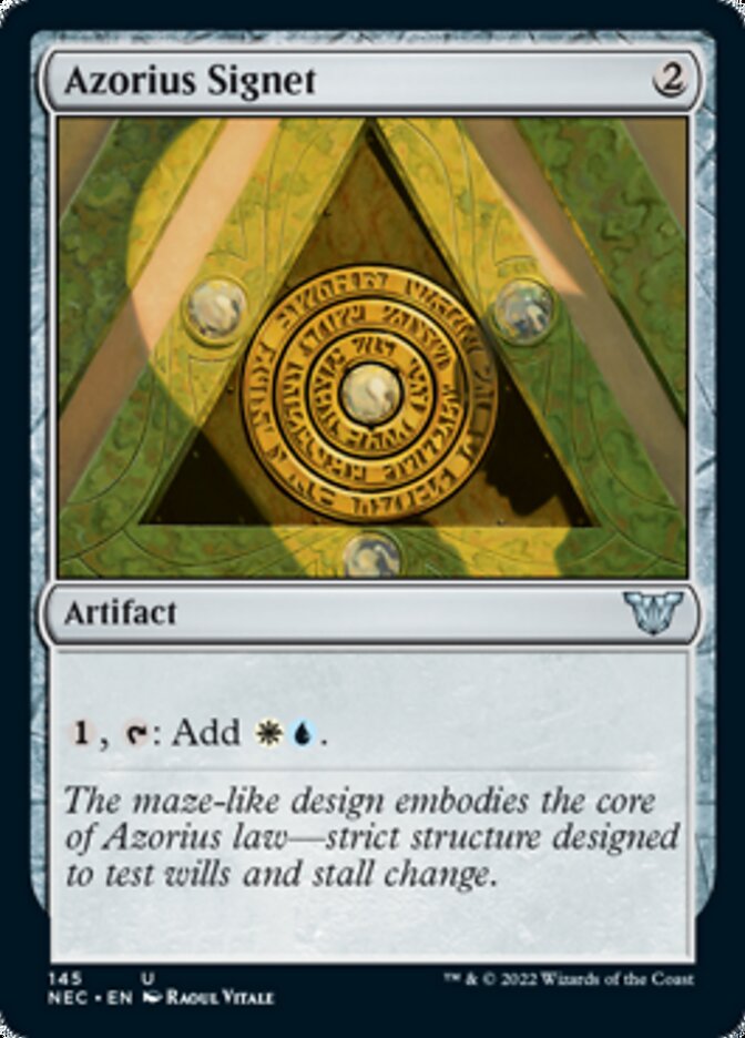 Azorius Signet [Kamigawa: Neon Dynasty Commander] | Good Games North