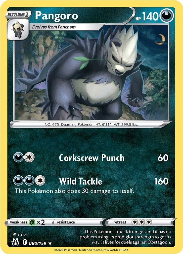 Pangoro (080/159) [Sword & Shield: Crown Zenith] | Good Games North