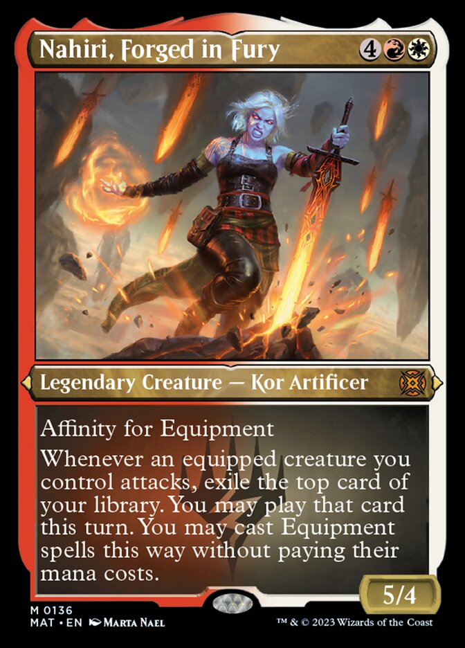 Nahiri, Forged in Fury (Foil Etched) [March of the Machine: The Aftermath] | Good Games North