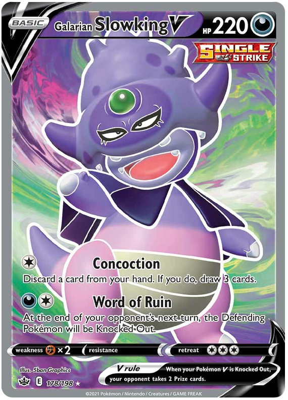 Galarian Slowking V (178/198) [Sword & Shield: Chilling Reign] | Good Games North