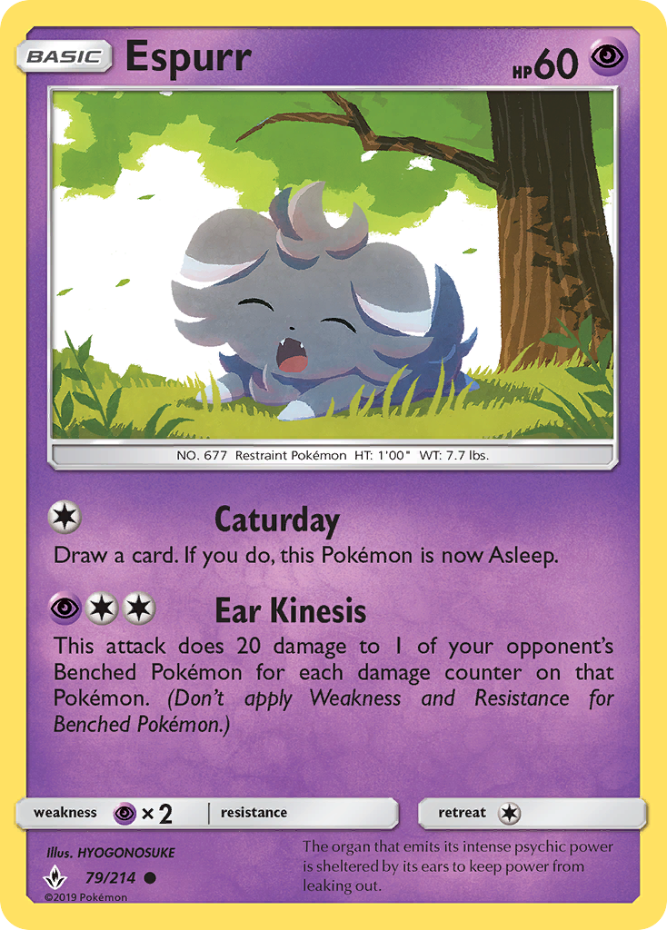 Espurr (79/214) [Sun & Moon: Unbroken Bonds] | Good Games North