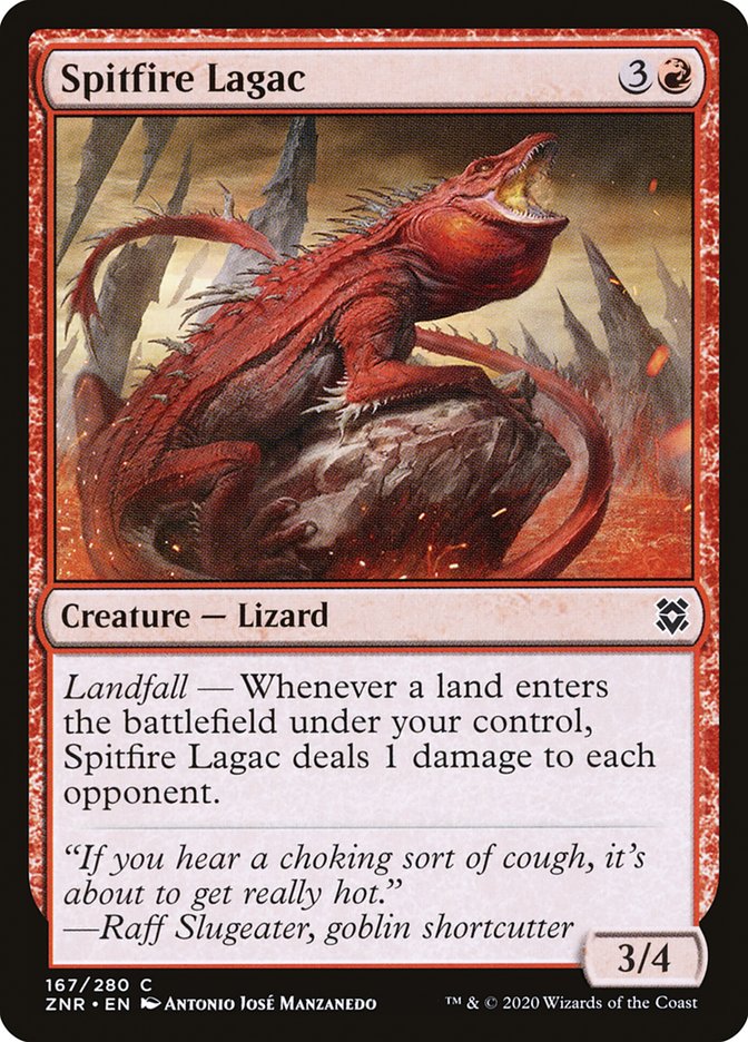 Spitfire Lagac [Zendikar Rising] | Good Games North