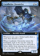 Coralhelm Chronicler (Extended Art) [Zendikar Rising] | Good Games North