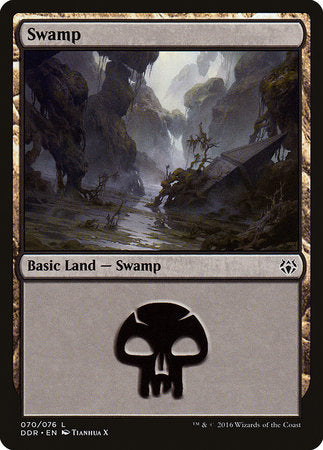 Swamp (70) [Duel Decks: Nissa vs. Ob Nixilis] | Good Games North