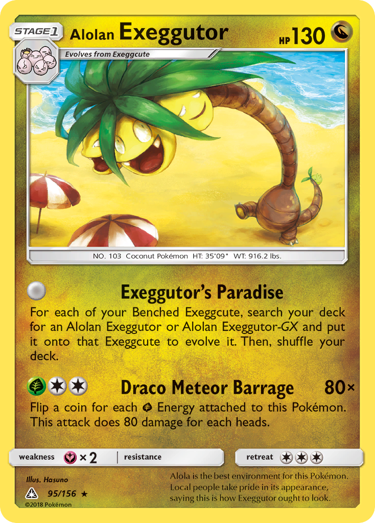 Alolan Exeggutor (95/156) [Sun & Moon: Ultra Prism] | Good Games North