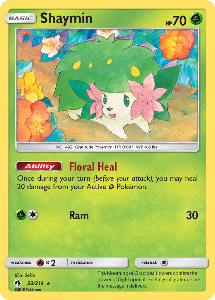 Shaymin (33/214) [Sun & Moon: Lost Thunder] | Good Games North