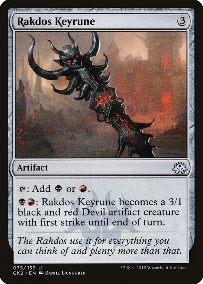 Rakdos Keyrune [Ravnica Allegiance Guild Kit] | Good Games North
