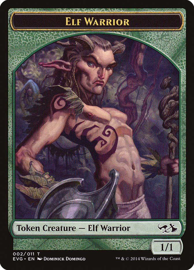 Elf Warrior Token (Elves vs. Goblins) [Duel Decks Anthology Tokens] | Good Games North