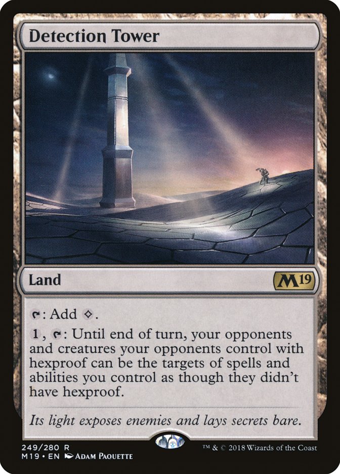 Detection Tower [Core Set 2019] | Good Games North