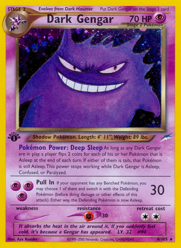 Dark Gengar (6/105) [Neo Destiny 1st Edition] | Good Games North