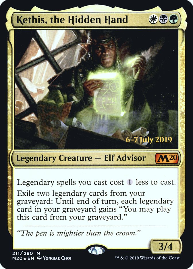 Kethis, the Hidden Hand  [Core Set 2020 Prerelease Promos] | Good Games North