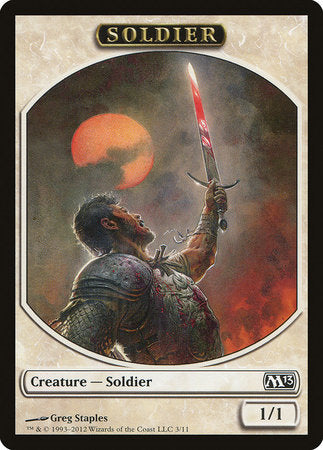 Soldier Token [Magic 2013 Tokens] | Good Games North