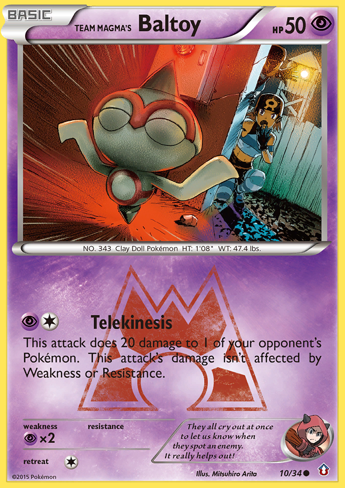 Team Magma's Baltoy (10/34) [XY: Double Crisis] | Good Games North