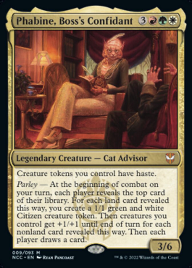Phabine, Boss's Confidant [Streets of New Capenna Commander] | Good Games North