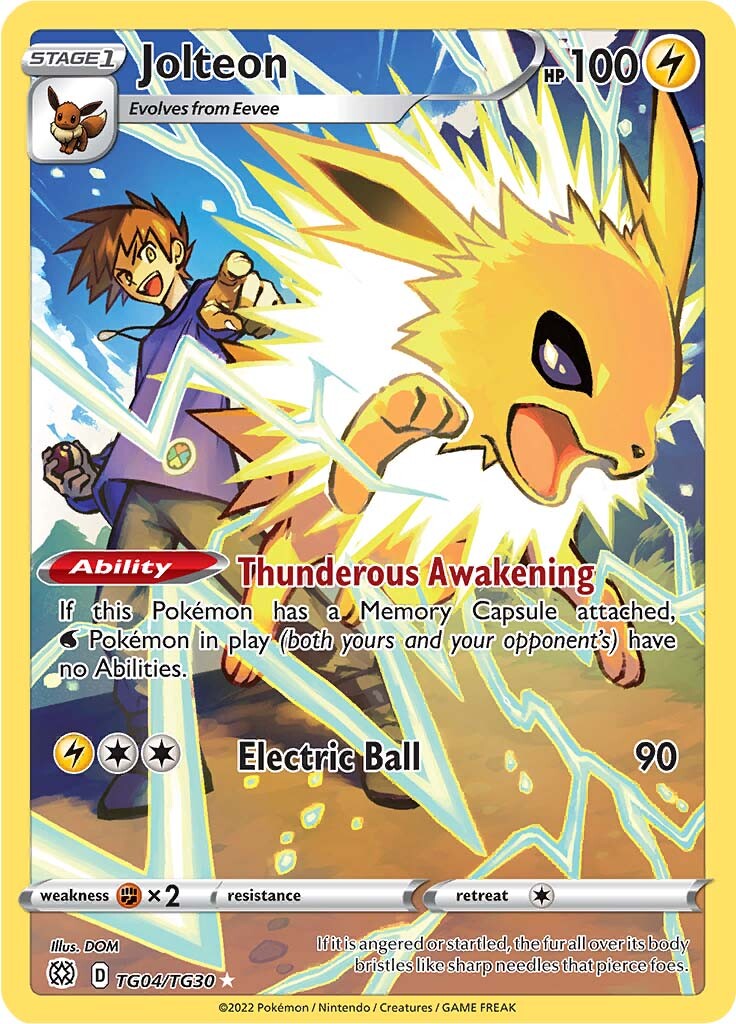 Jolteon (TG04/TG30) [Sword & Shield: Brilliant Stars] | Good Games North