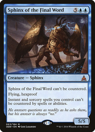Sphinx of the Final Word [Oath of the Gatewatch] | Good Games North