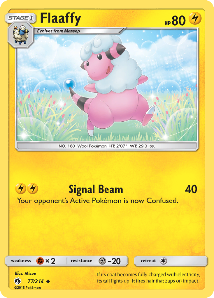 Flaaffy (77/214) [Sun & Moon: Lost Thunder] | Good Games North
